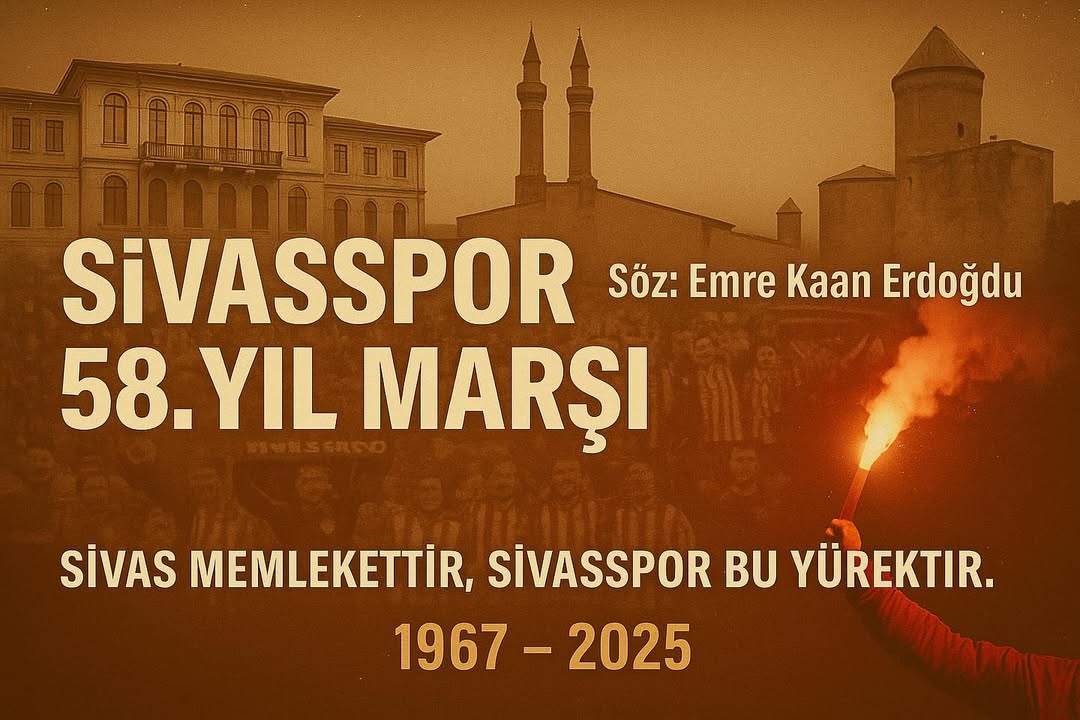 Emre Kaan Erdoğdu’dan Sivasspor’a 58. Yıl Marşı: Yapay Zeka Destekli Anlamlı Şarkı