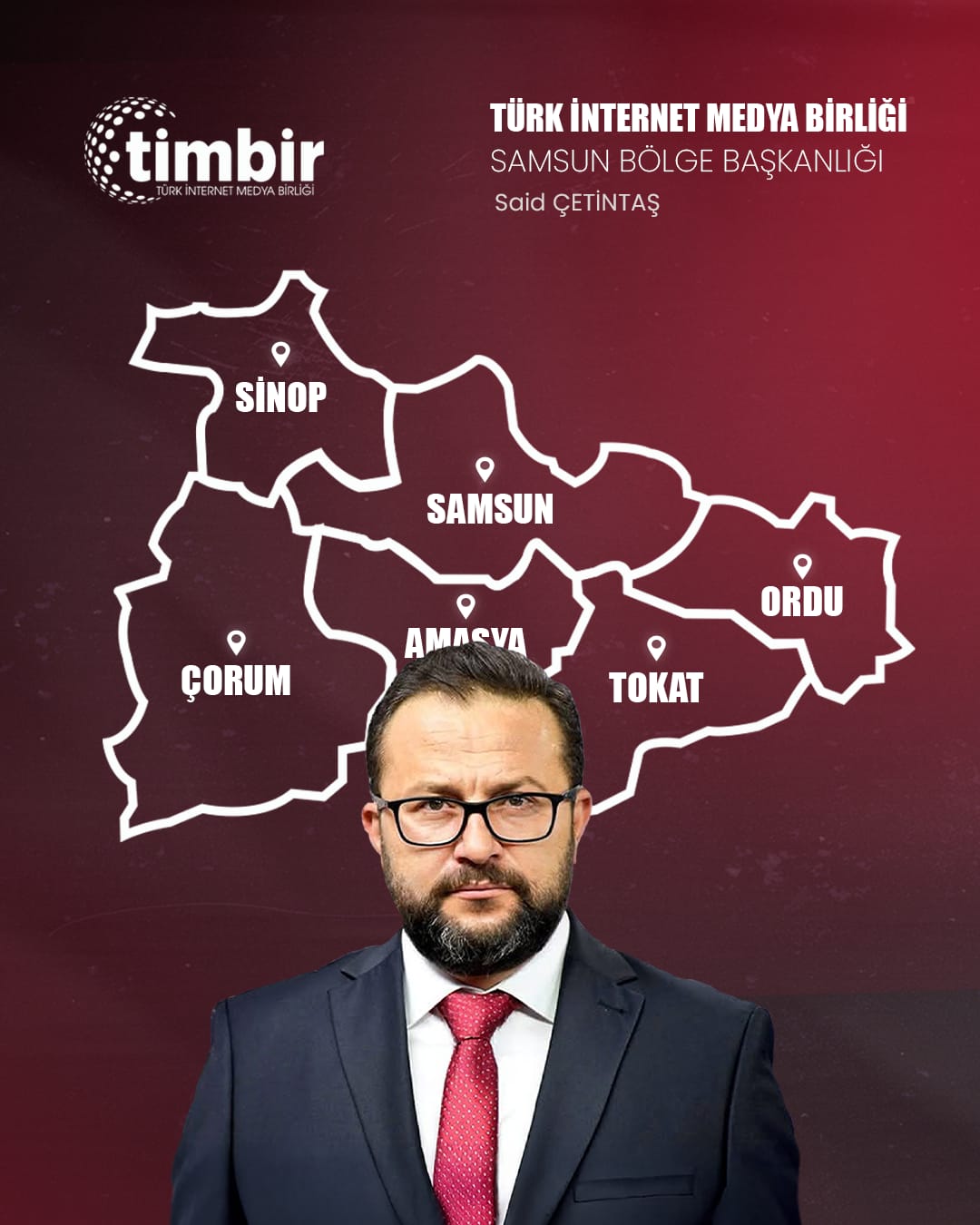 Said Çetintaş, TİMBİR Samsun Bölge Başkanı Olarak Göreve Başladı