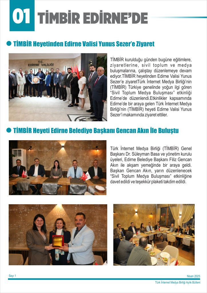 TIMBIR BULTEN 1 6 | Gündem Sivas™ | Sivas Haberleri