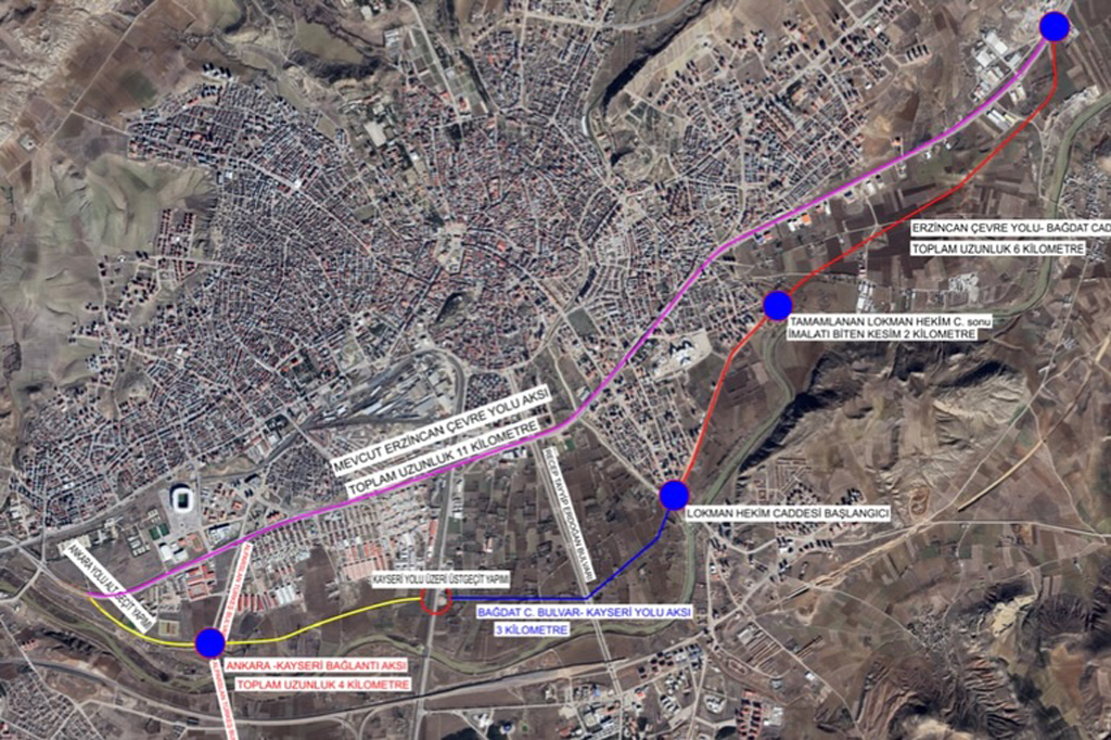 Sivas’ta Ulaşım Devrimi! Yeni Projelerle Trafik Rahatlıyor yollar belediyeden ust gecitler karayollarindan 2517 | Gündem Sivas™ Haber