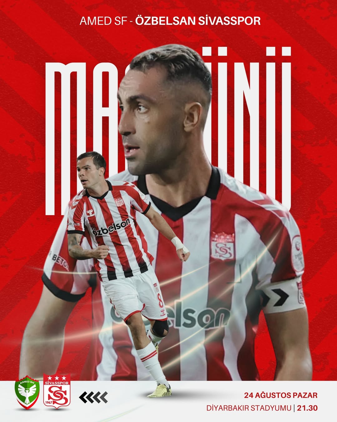 Sivasspor, Trendyol 1. Lig'de Amedspor'a Karşı Sahaya Çıkıyor