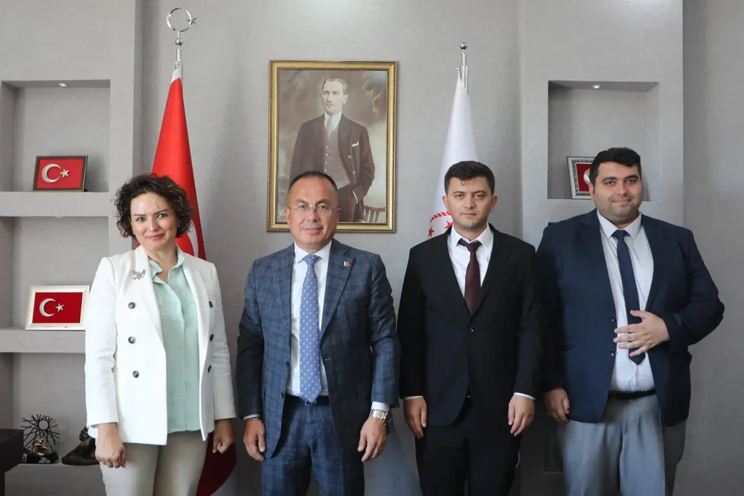 Sivas'ta Kalkınma Ajansı Uzmanları, Gençlik ve Spor İl Müdürü'nü Ziyaret Etti