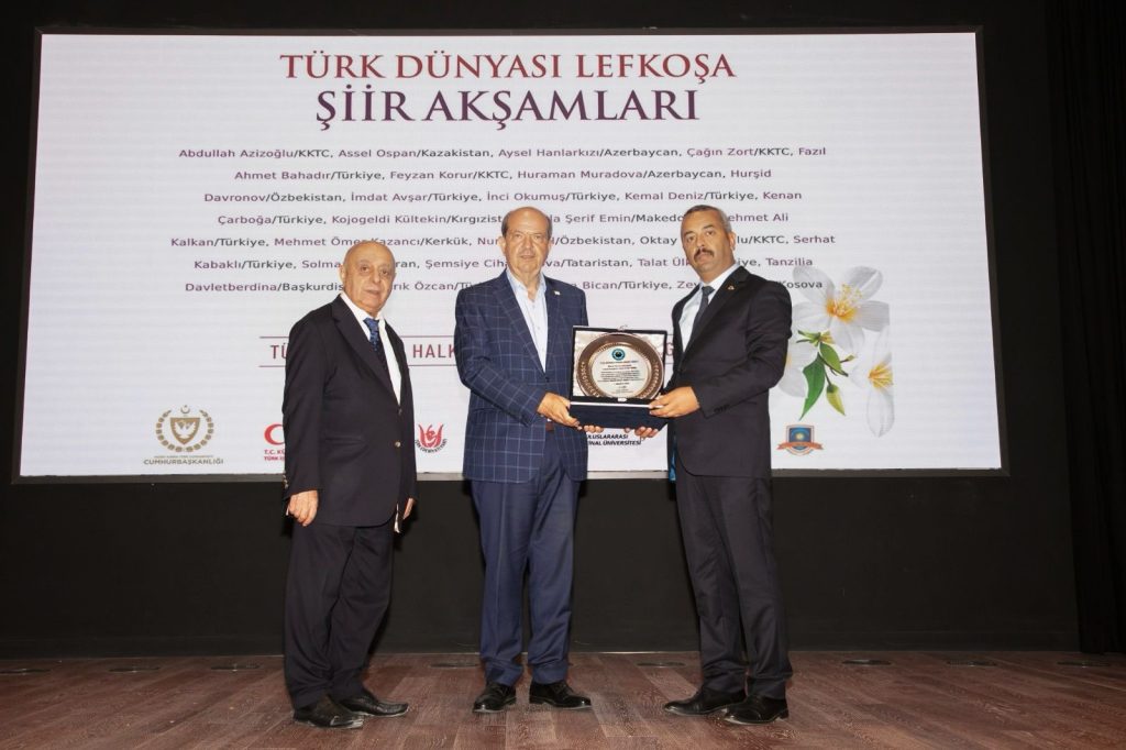 KKTC Cumhurbaşkanı Ersin Tatar’a “Türk Dünyası Yüksek Hizmet Ödülü” Takdim Edildi