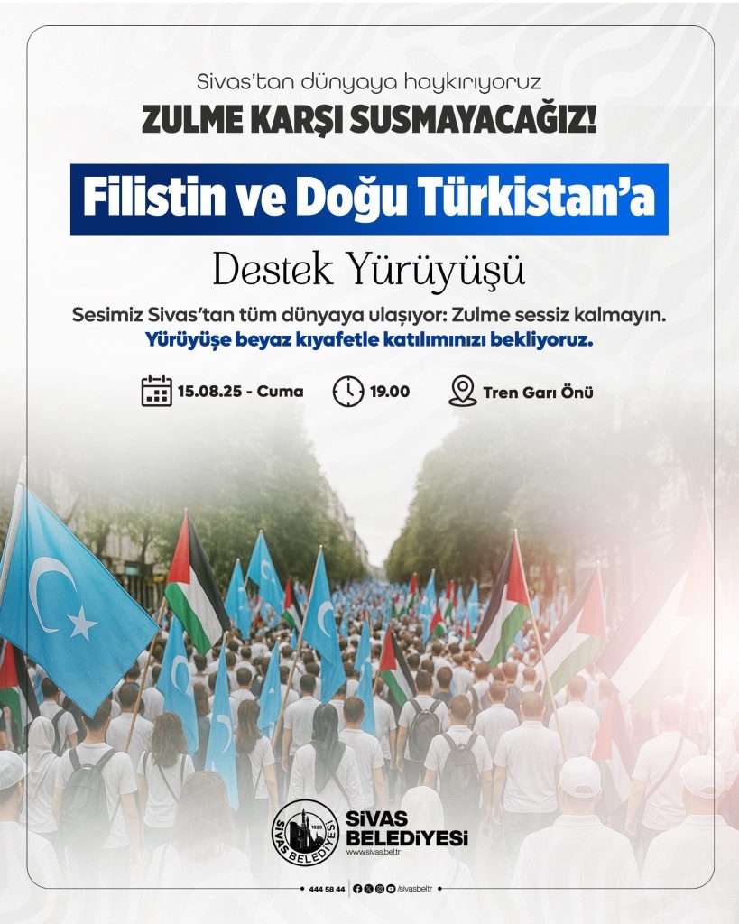 Sivas’ta “Zulme Karşı Ses Ver” Yürüyüşü: Filistin ve Doğu Türkistan İçin Destek | Gündem Sivas™ | Sivas Haberleri GyP5hmlXkAA5CRS 1 | Gündem Sivas™ | Sivas Haberleri