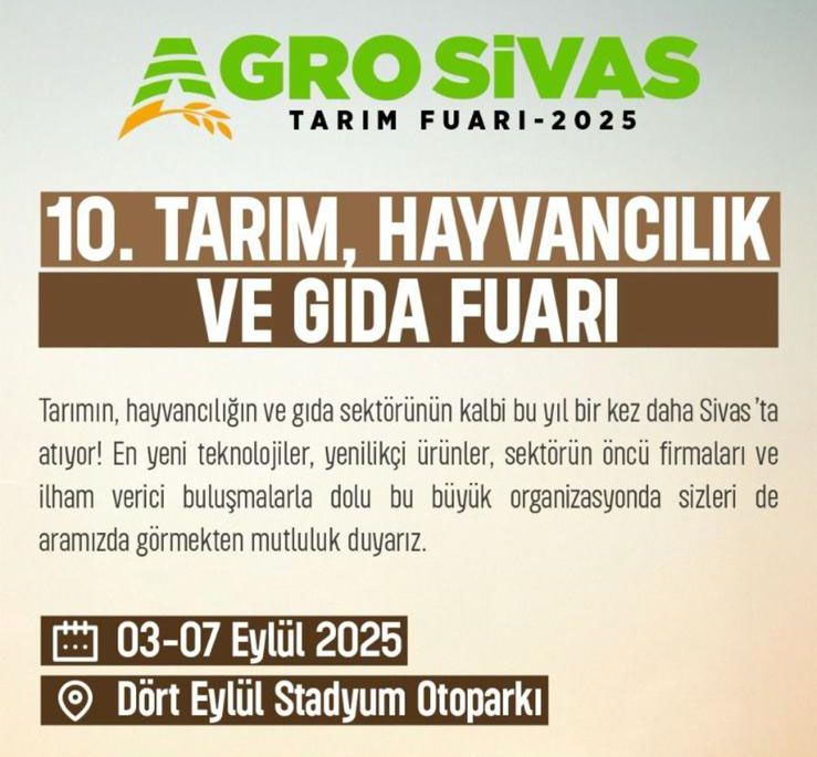 agro sivas 2025 | Gündem Sivas™ Haber