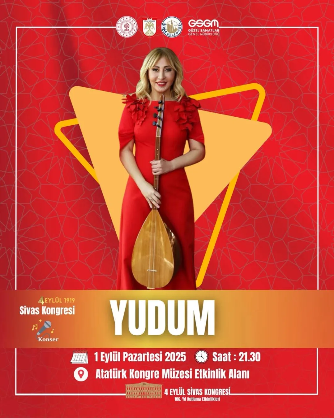 Sivas Kongresi'nin 106. Yıl Dönümü Etkinlikleri Başlıyor: Milli Mücadele'nin Kalbi Sivas'ta