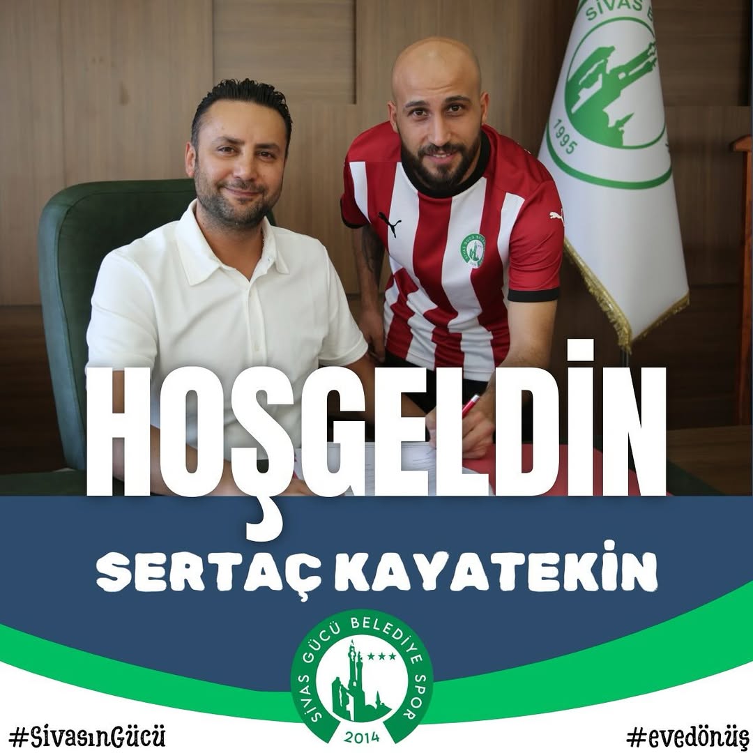Sivas Gücü Belediyespor, Üst Üste Şampiyonluk Yaşayan Sertaç Kayatekin'i Kadrosuna Kattı