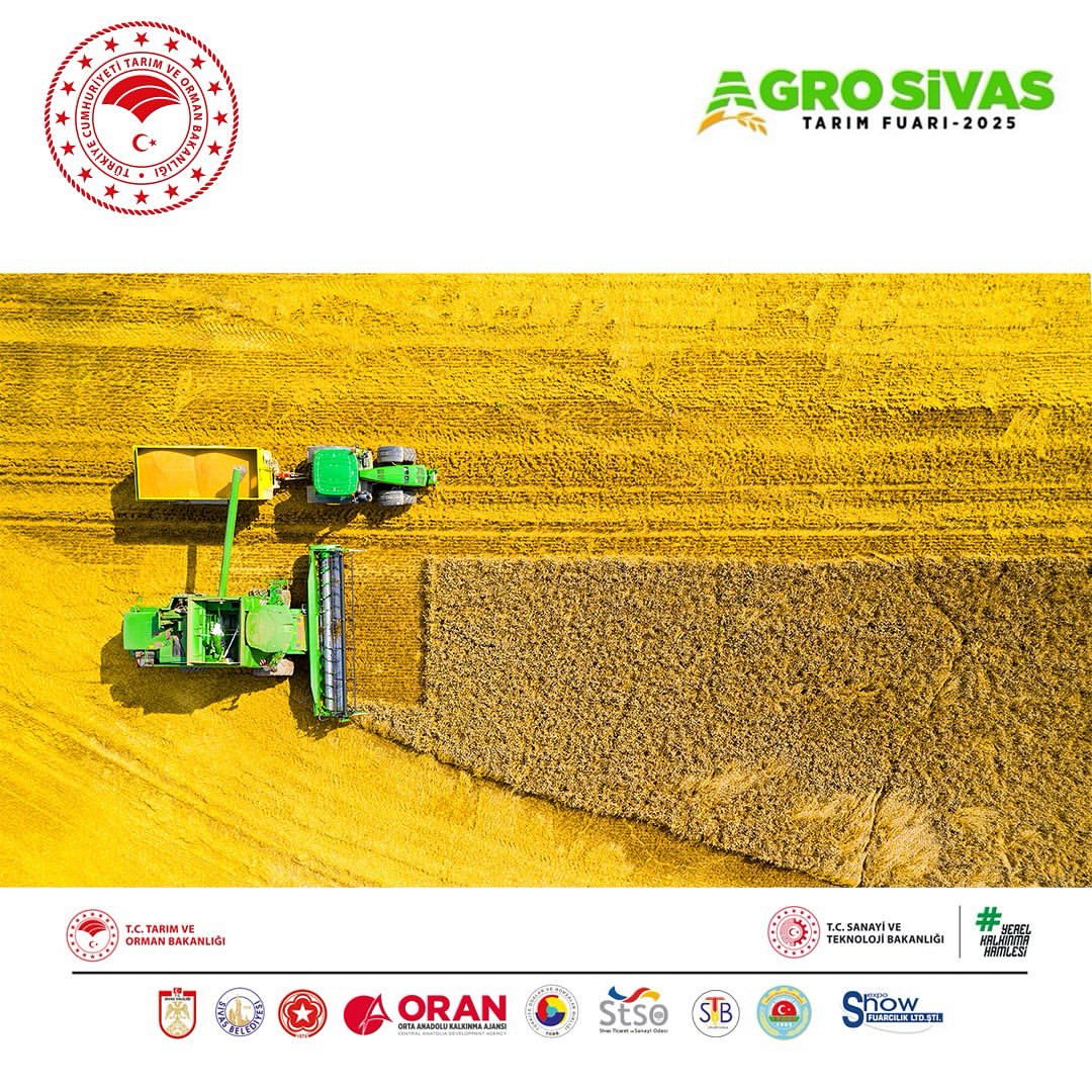 Sivas'ta Tarım Teknolojileri Fuarı Agro Sivas 10 Kapılarını Açıyor