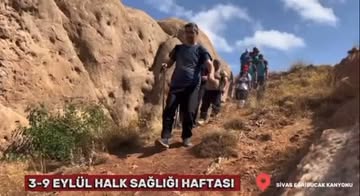 Sivas İl Sağlık Müdürlüğü Eğribucak Kanyonu'nda Yürüyüş Etkinliği Düzenledi 3716326195546842089 7520692368 | Gündem Sivas™ Haber