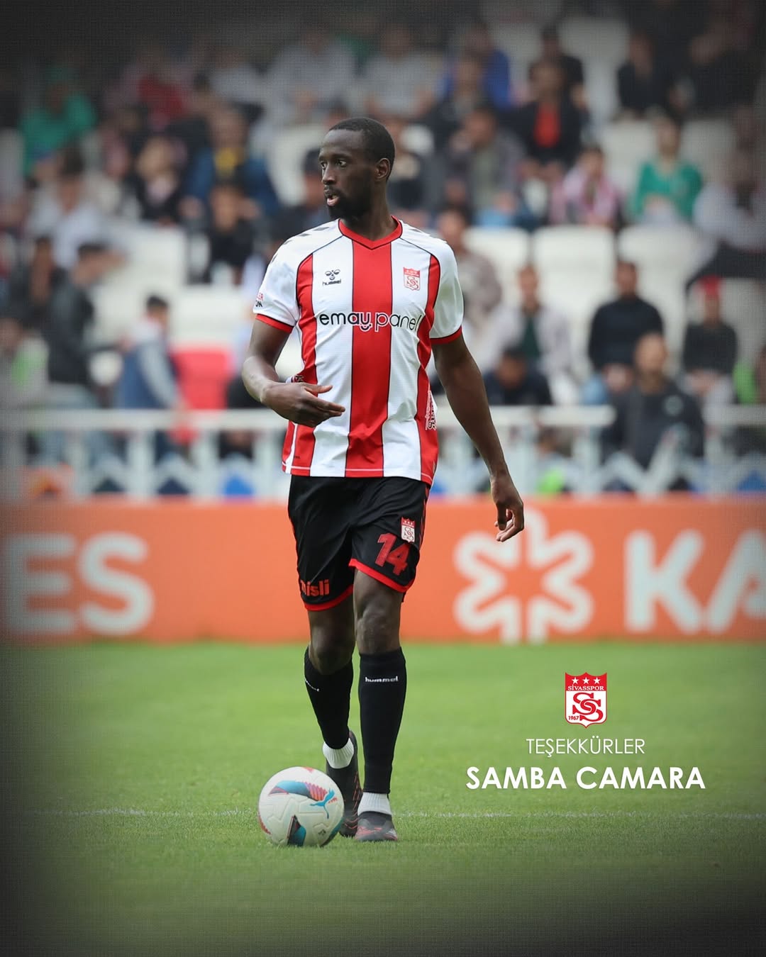 Sivasspor'dan Samba Camara'ya Veda