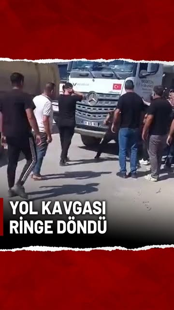 Hatay'da Trafik Kavgası: Sürücü Beton Mikserini Yumrukladı