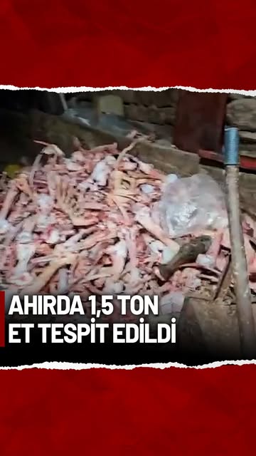 Kayseri'de 1.5 Ton Mühürsüz Et İmha Edildi