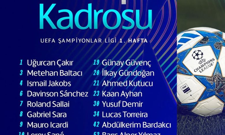 Galatasaray, Eintracht Frankfurt Maçı İçin Kamp Kadrosunu Duyurdu 3723615277037446959 301557358 | Gündem Sivas™ Haber
