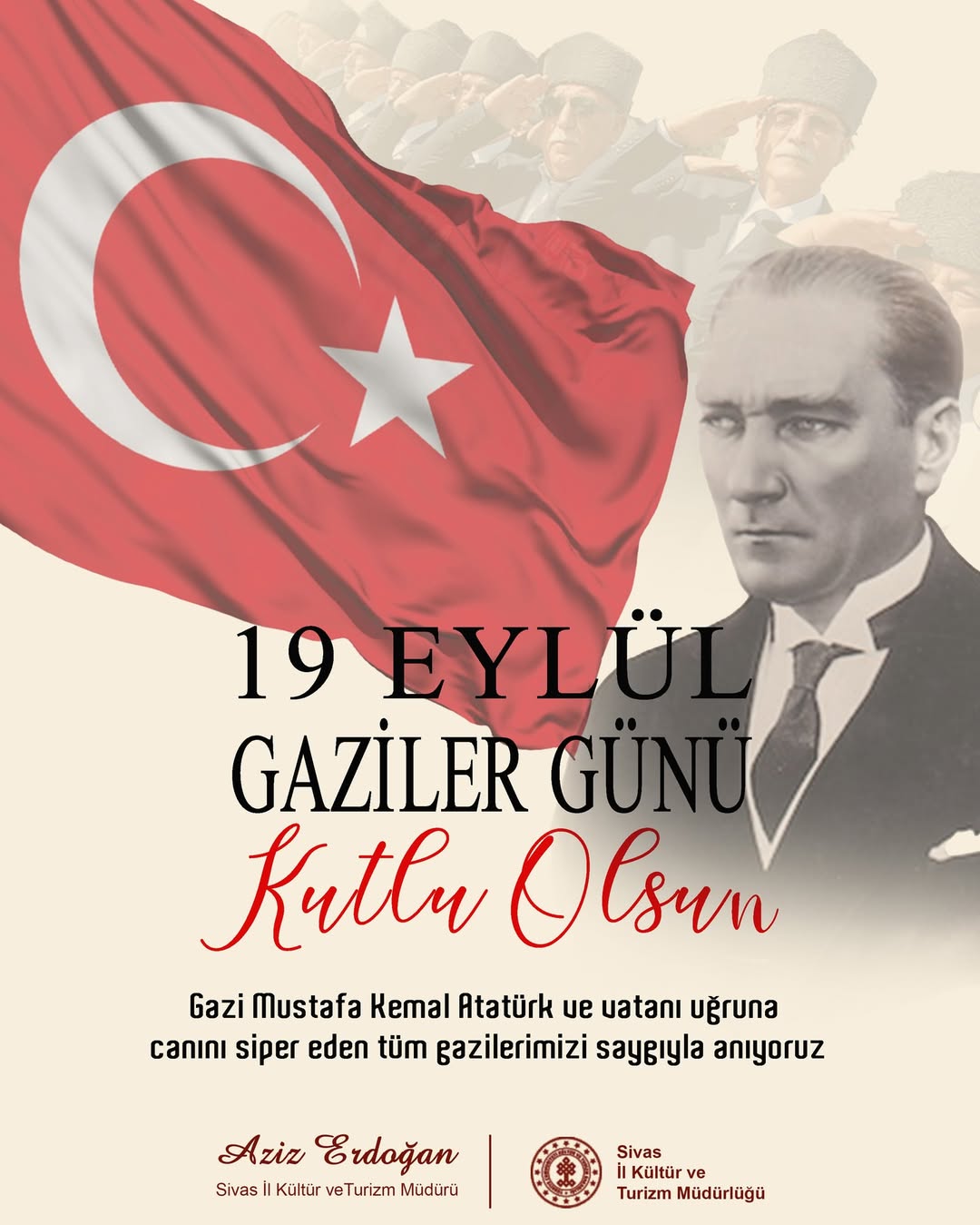 Sivas'ta Mareşallik Rütbesi ve Gaziler Günü Coşkuyla Anıldı