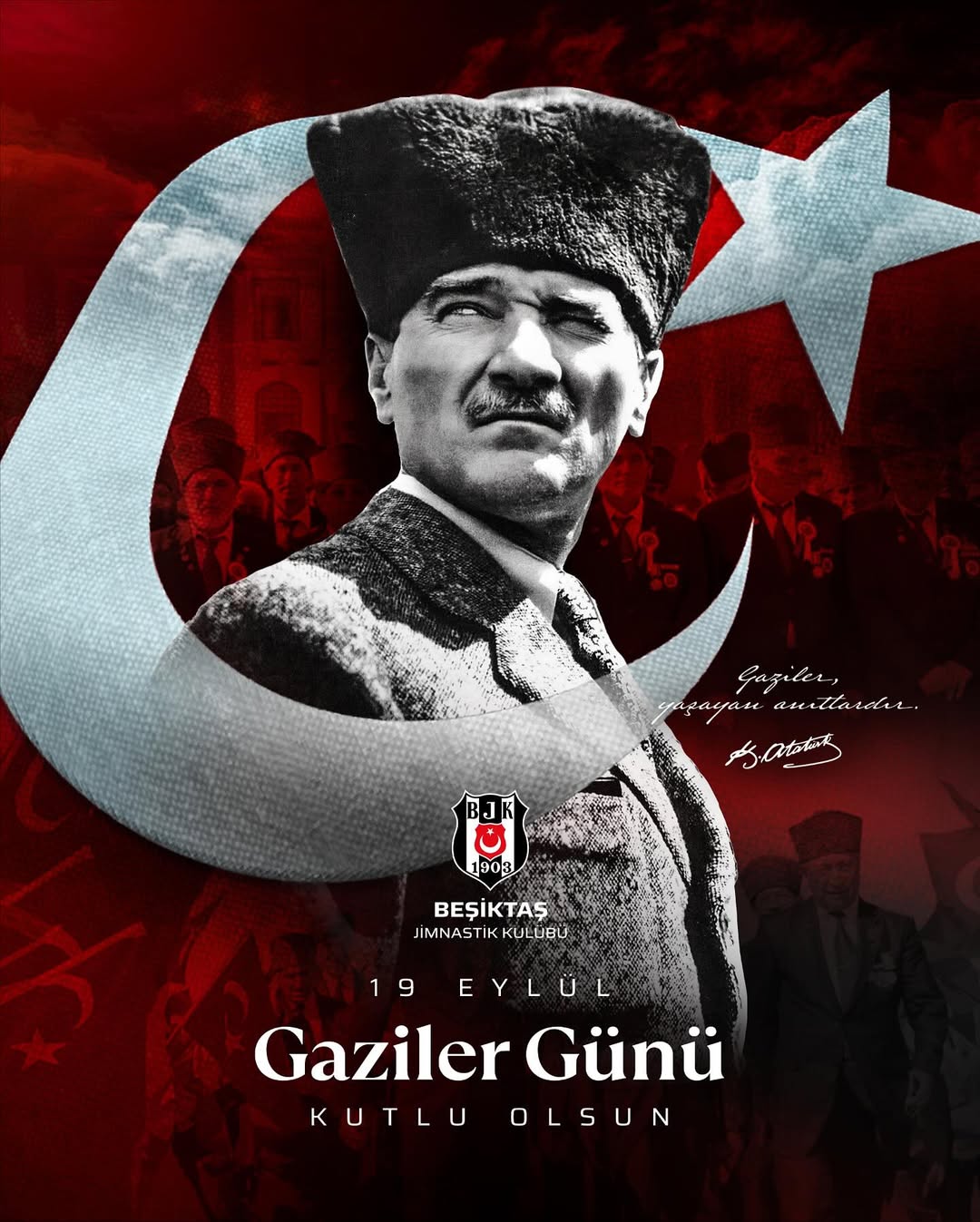 Gaziler Günü'nde Atatürk ve Kahraman Gazilere Şükran