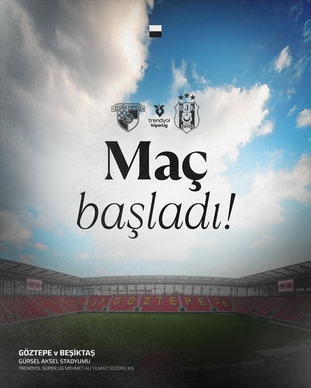 Beşiktaş Maçı Başladı / Siyah Beyazlılar Sahada