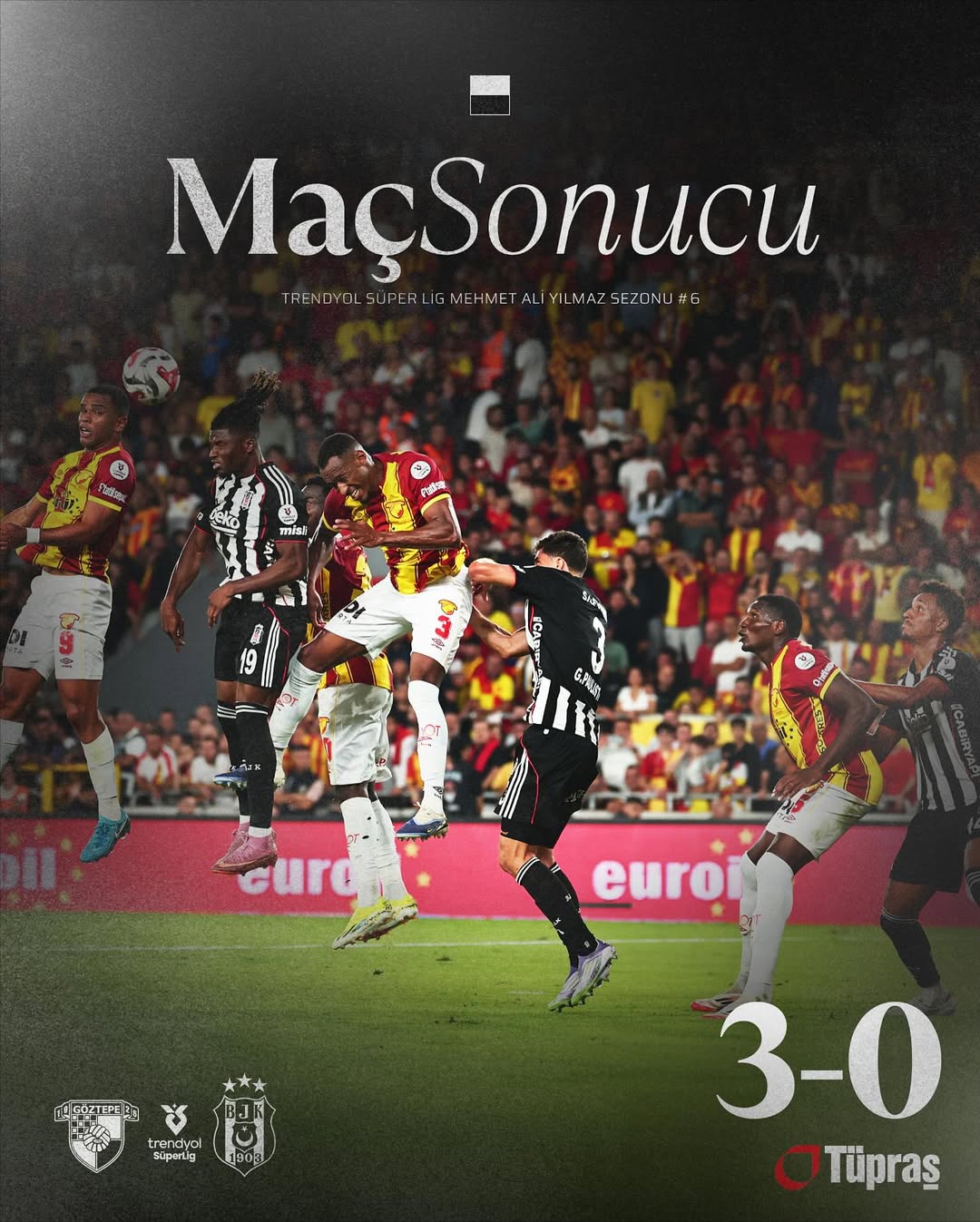 Beşiktaş Deplasmanda Göztepe'ye Mağlup Oldu