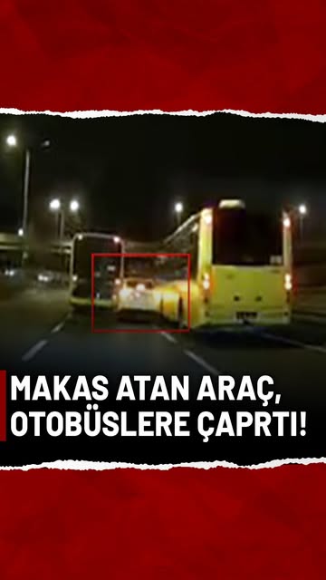 Başakşehir'de Otomobil Kazası: 2 İETT Otobüsü Hasar Gördü