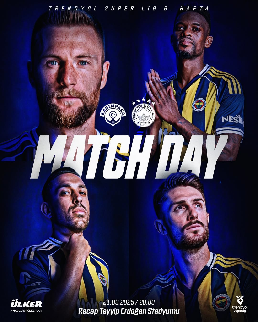 Fenerbahçe Trendyol Süper Lig'de Kasımpaşa'yı Deplasman Sahasında Mağlup Etti