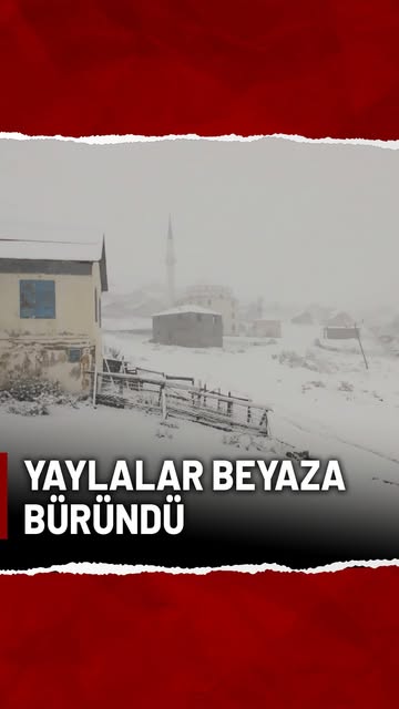 Doğu Karadeniz’de Şiddetli Yağış Kar Yağışına Dönüştü