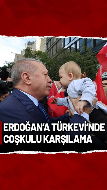 Cumhurbaşkanı Erdoğan New York’ta Coşkuyla Karşılandı
