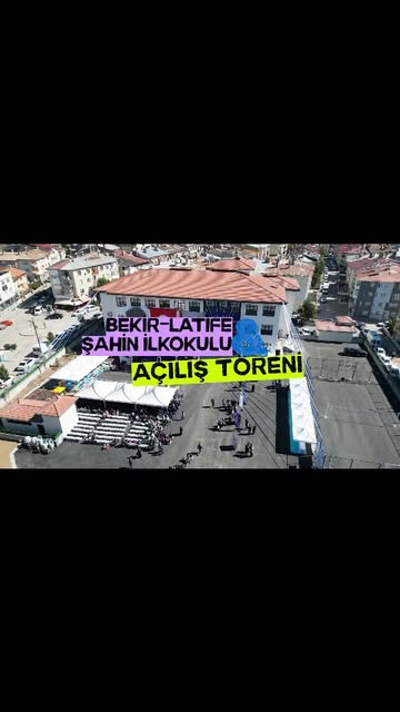 Sivas’ta Yeni Eğitim Yuvası: Bekir Latife Şahin İlkokulu Hizmete Açıldı