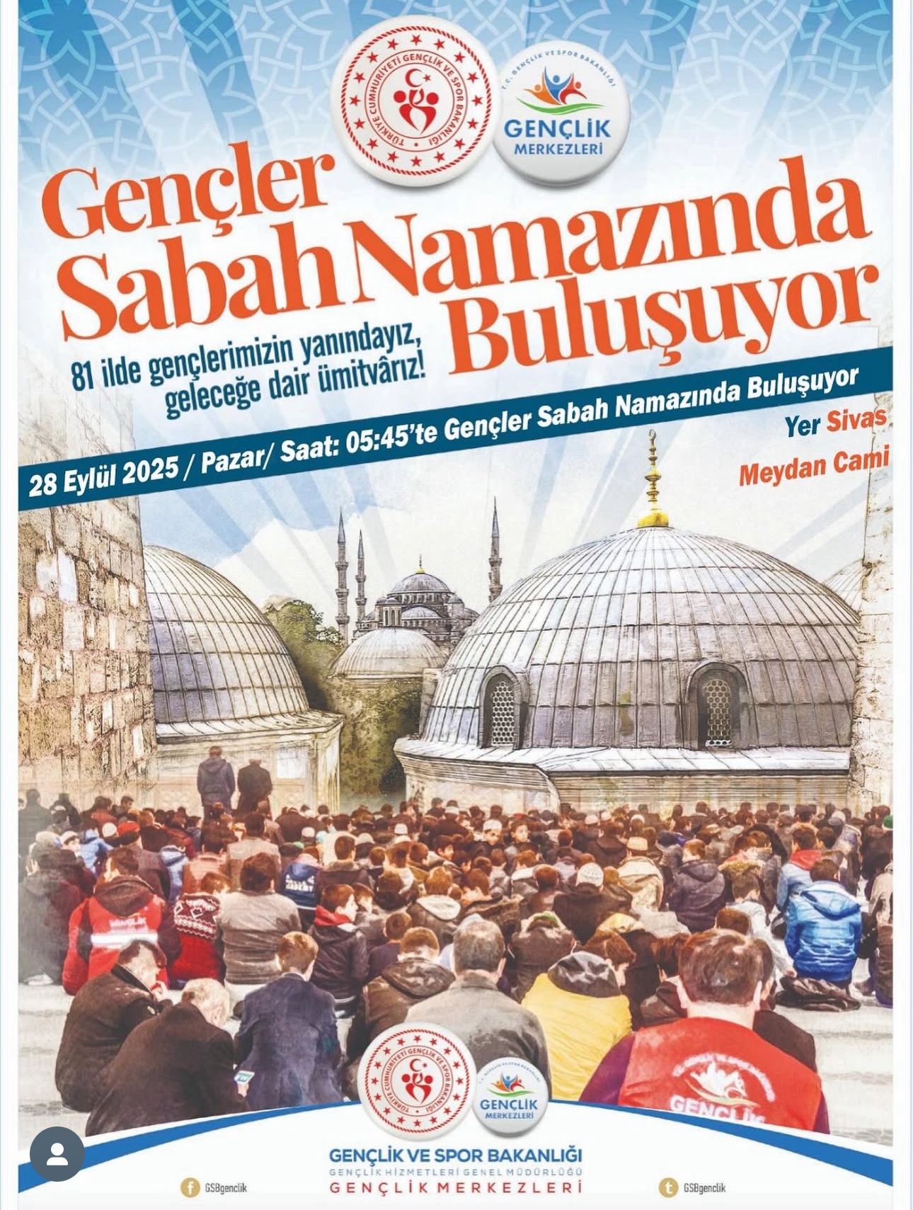 Gençler Sabah Namazında Buluşuyor
