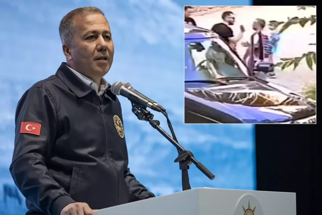 Çocuğunun yanında babaya bu yapılır mı? Herkes Bakan Yerlikaya’yı etiketliyor