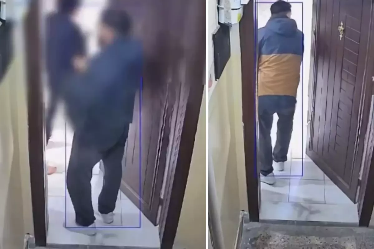 Kurye siparişi teslim ettikten sonra müşterinin evine girmeye çalıştı