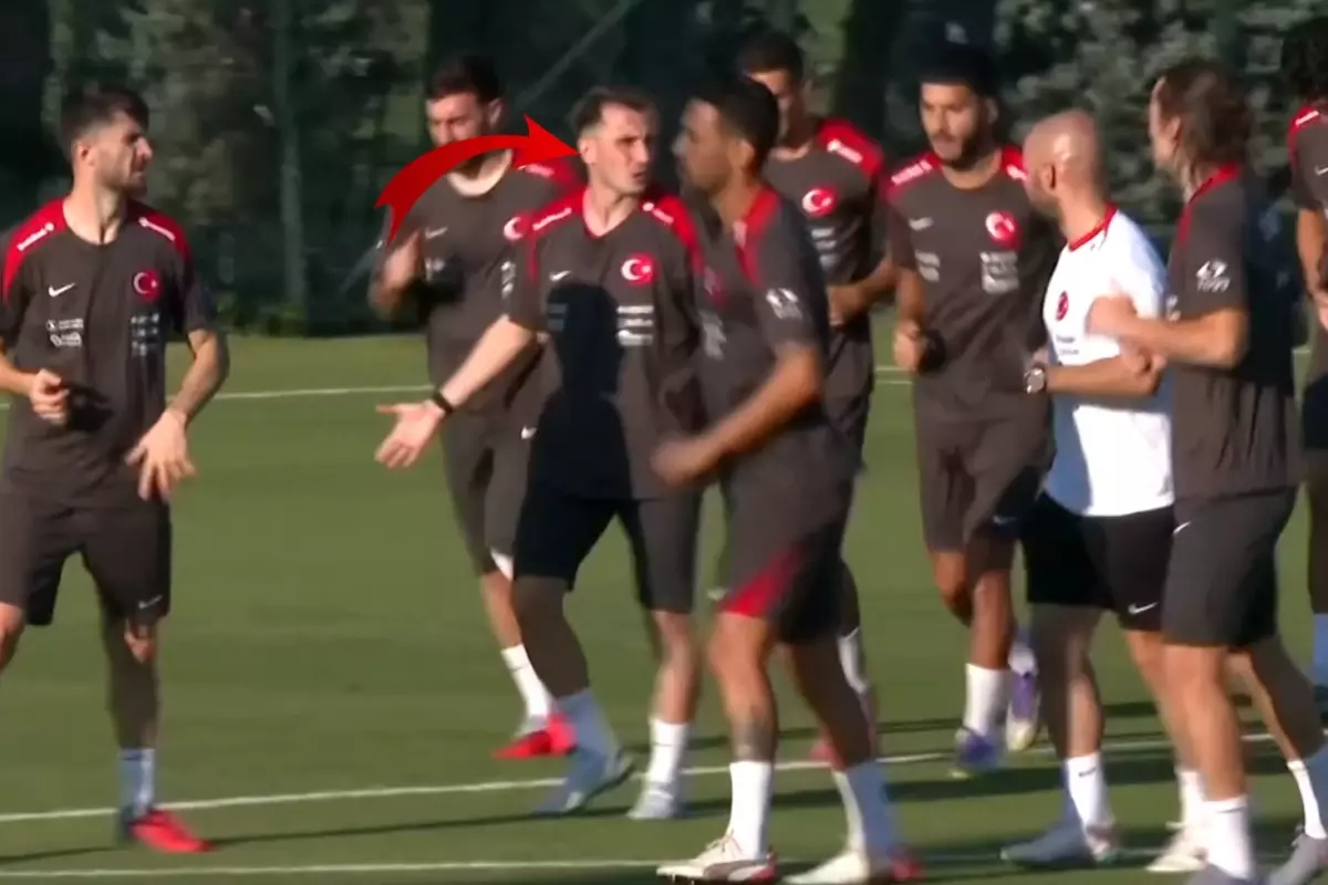 Milli Takım Kampına Damga Vuran An!!!