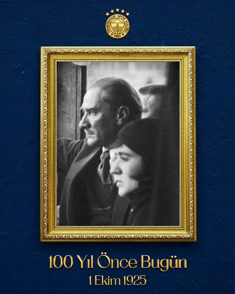 Fenerbahçe’nin Tarihi Maçında Atatürk’ün Tribündeki Varlığı