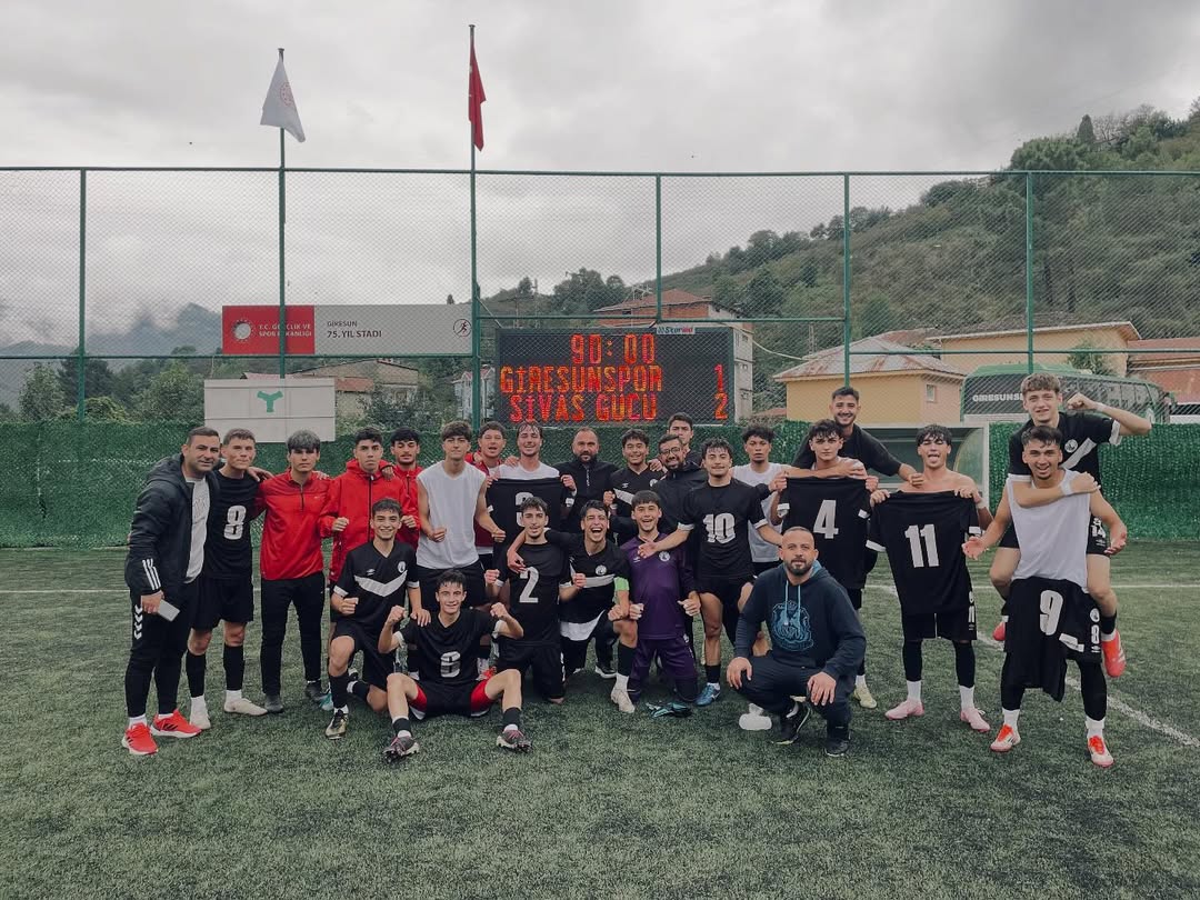 Sivas Gücü Belediyespor U19, Giresun'da Zafere Ulaştı