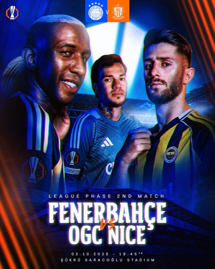 Fenerbahçe, OGC Nice ile Şükrü Saracoğlu’nda Avrupa Evi’nde Buluşuyor