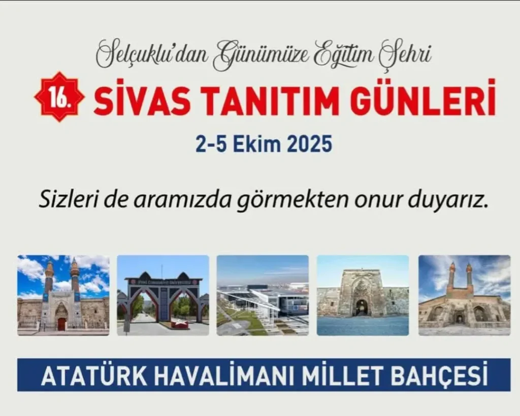 Sivas’ın Ruhu İstanbul’da: 16. Sivas Tanıtım Günleri Başlıyor