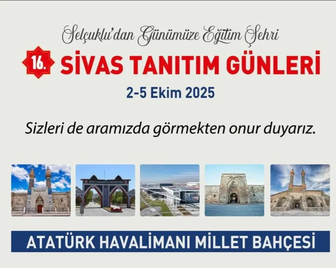 Sivas'ın Ruhu İstanbul'da: 16. Sivas Tanıtım Günleri Başlıyor