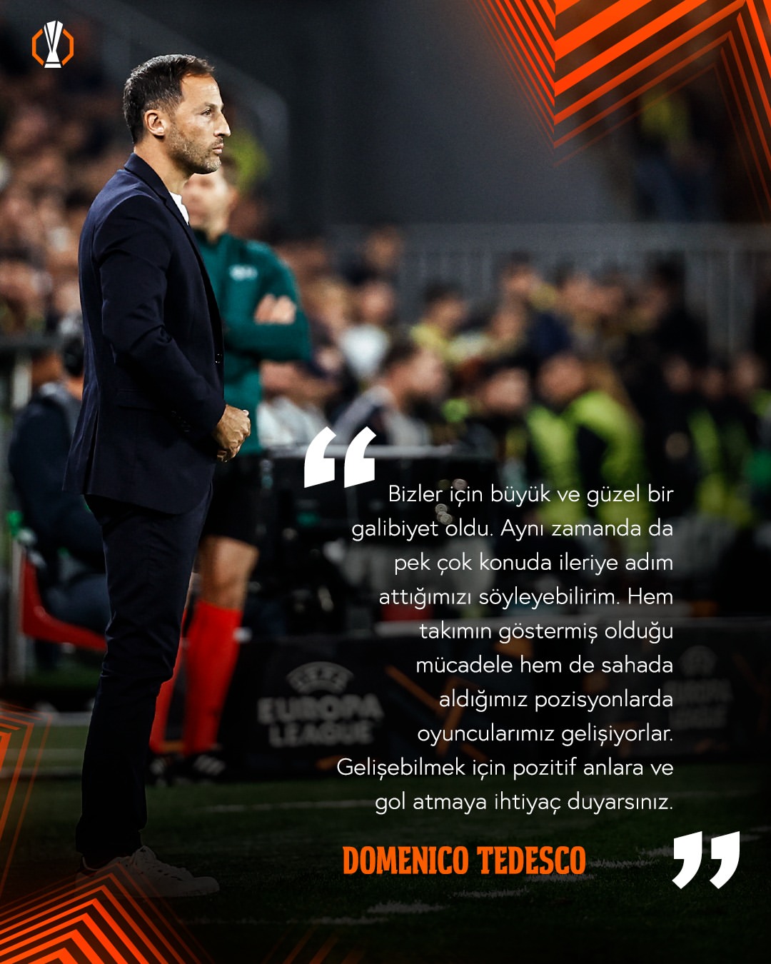 Fenerbahçe Teknik Direktörü Tedesco, Nice Zaferini Değerlendirdi