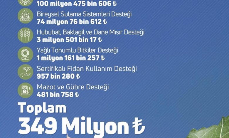 Sivas'ta Çiftçilere 349 Milyon TL Tarımsal Destek Ödemesi Yapıldı 3735114555962464608 36809639785 | Gündem Sivas™ Haber