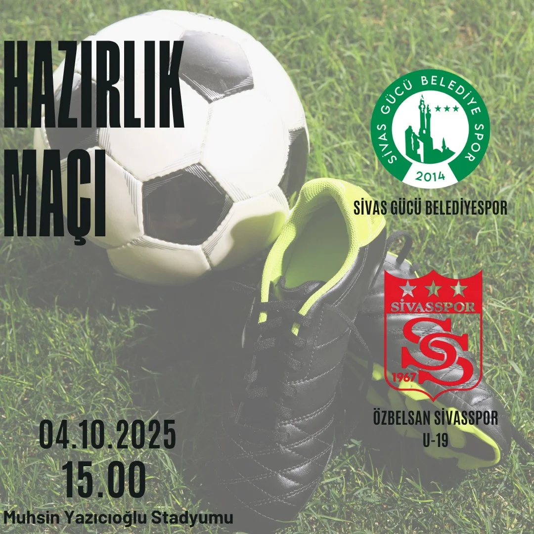 Sivas Gücü Belediyespor, Sivasspor U19 ile Hazırlık Maçı Yapacak