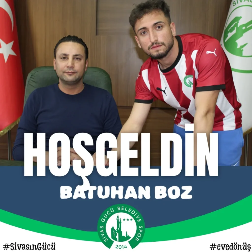 Sivas Belediye Spor, Batuhan Boz’u Kadrosuna Kattı