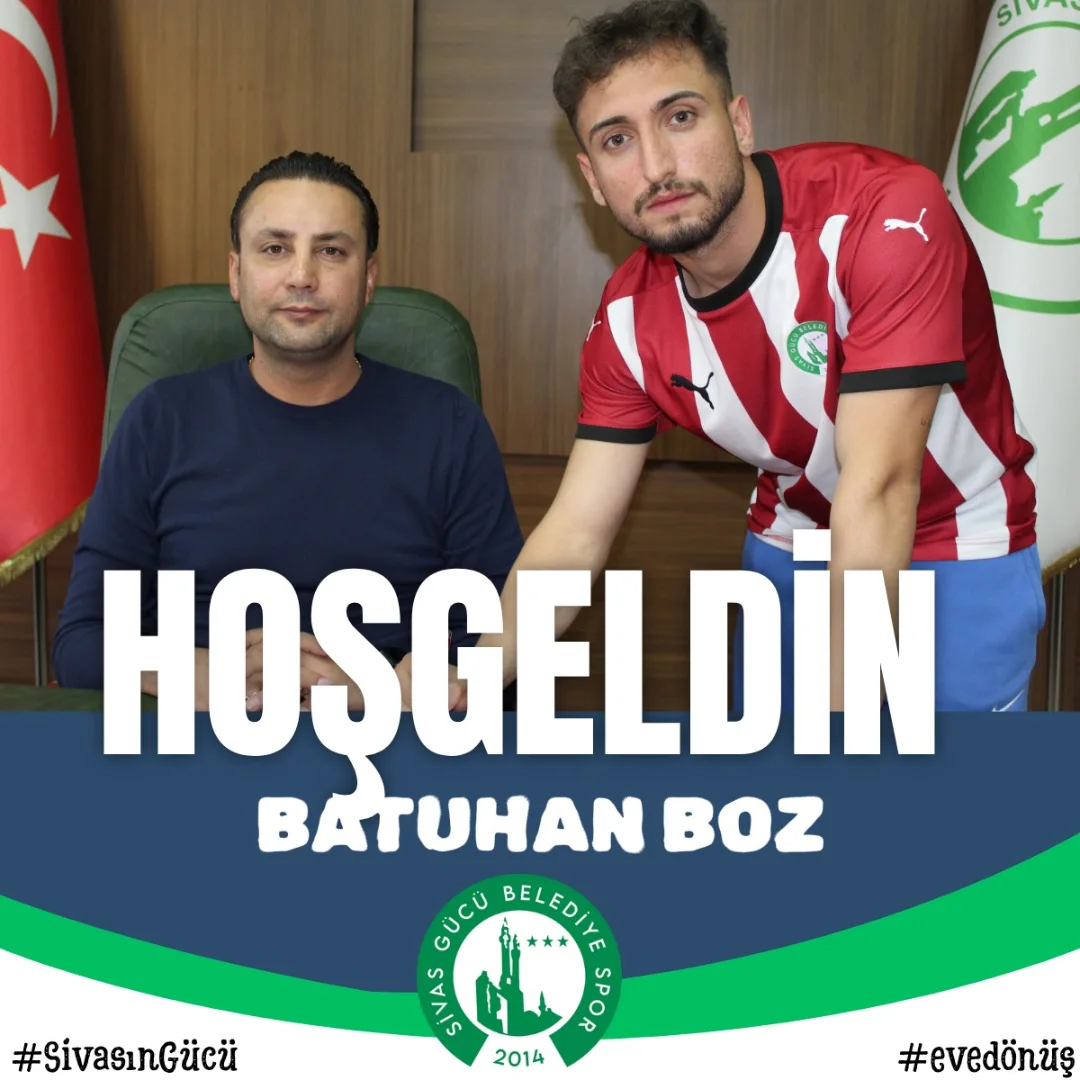 Sivas Belediye Spor, Batuhan Boz'u Kadrosuna Kattı
