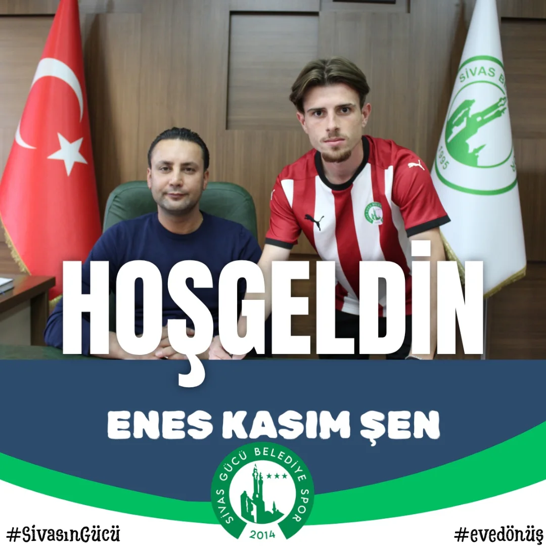 Sivas Belediye Spor, Enes Kasım Şen'i Kadrosuna Kattı