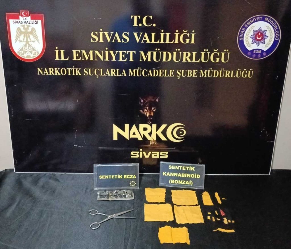 Sivas’ta Uyuşturucu Operasyonu: 4 Tutuklama