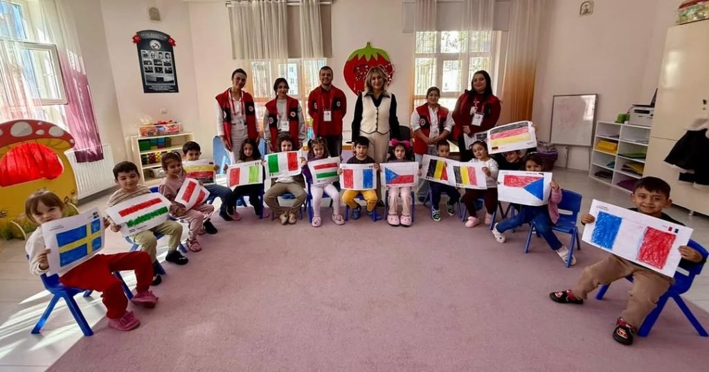 Sivas’ta Anaokulu Öğrencileri “Hello Europe” ile Kültürlerle Tanıştı