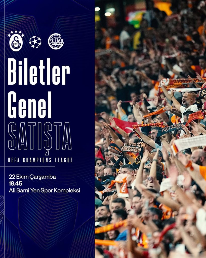 Galatasaray, Bodo/Glimt Maçı İçin Biletleri Satışa Çıkardı