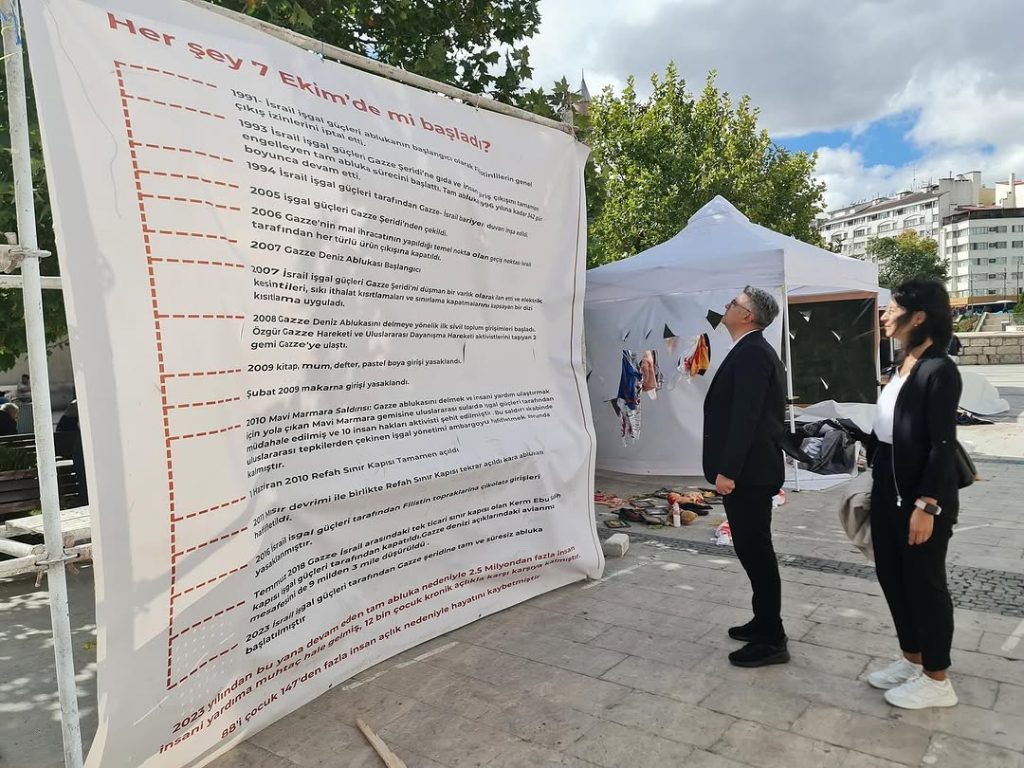 Sivas’tan Gazze’ye Anlamlı Destek: “Gazze Sokağı” Farkındalık Sergisi Açıldı