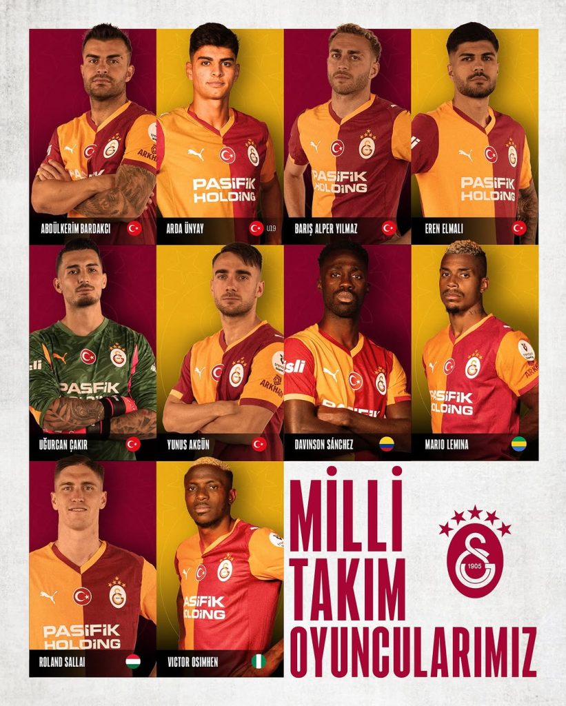 Galatasaray’ın Milli Gururları: Milli Takım Kampına Katılım ve Transfer Gündemi