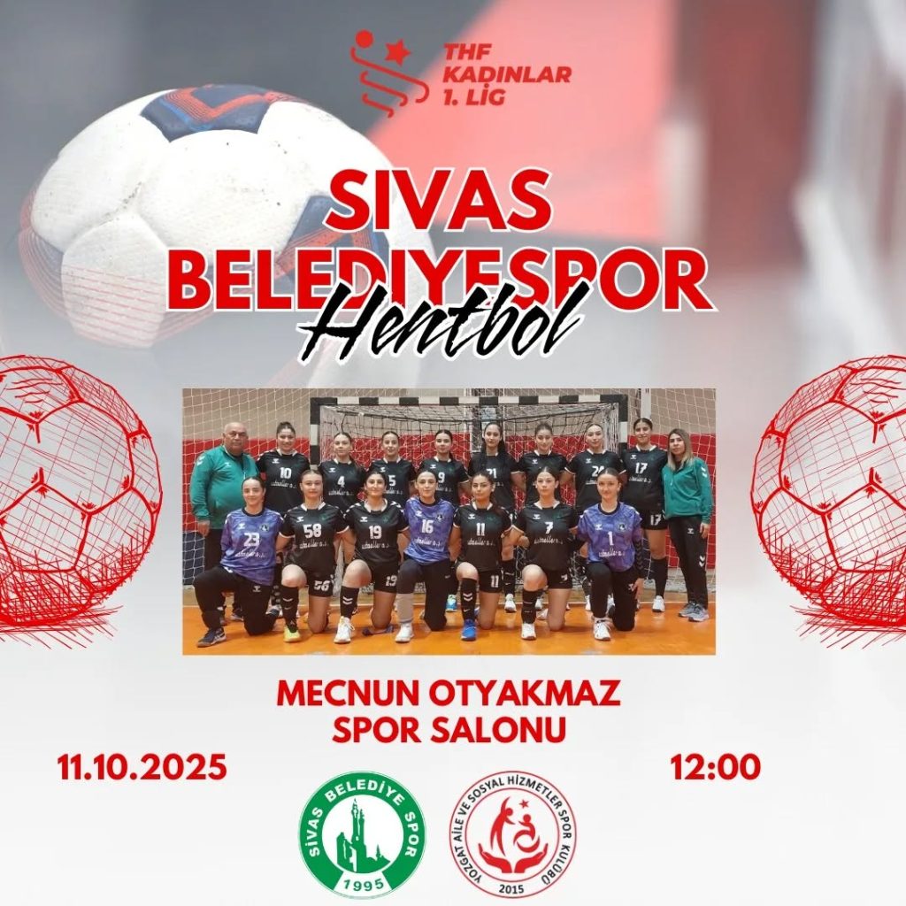 Sivas Belediyespor, Yozgat ASH’ı Ağırlayacak: Kadınlar Hentbol 1. Ligi’nde Heyecan Dorukta