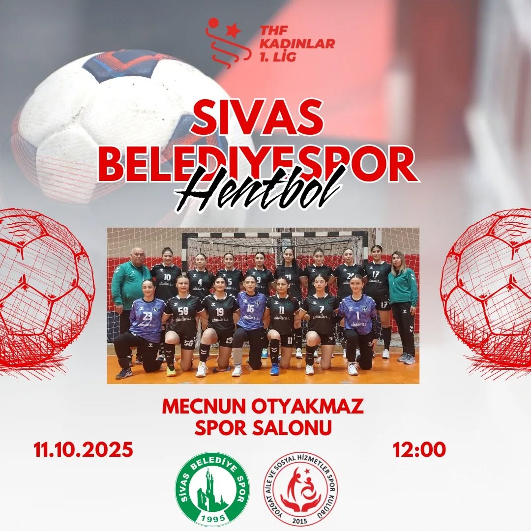 Sivas Belediyespor, Yozgat ASH'ı Ağırlayacak: Kadınlar Hentbol 1. Ligi'nde Heyecan Dorukta
