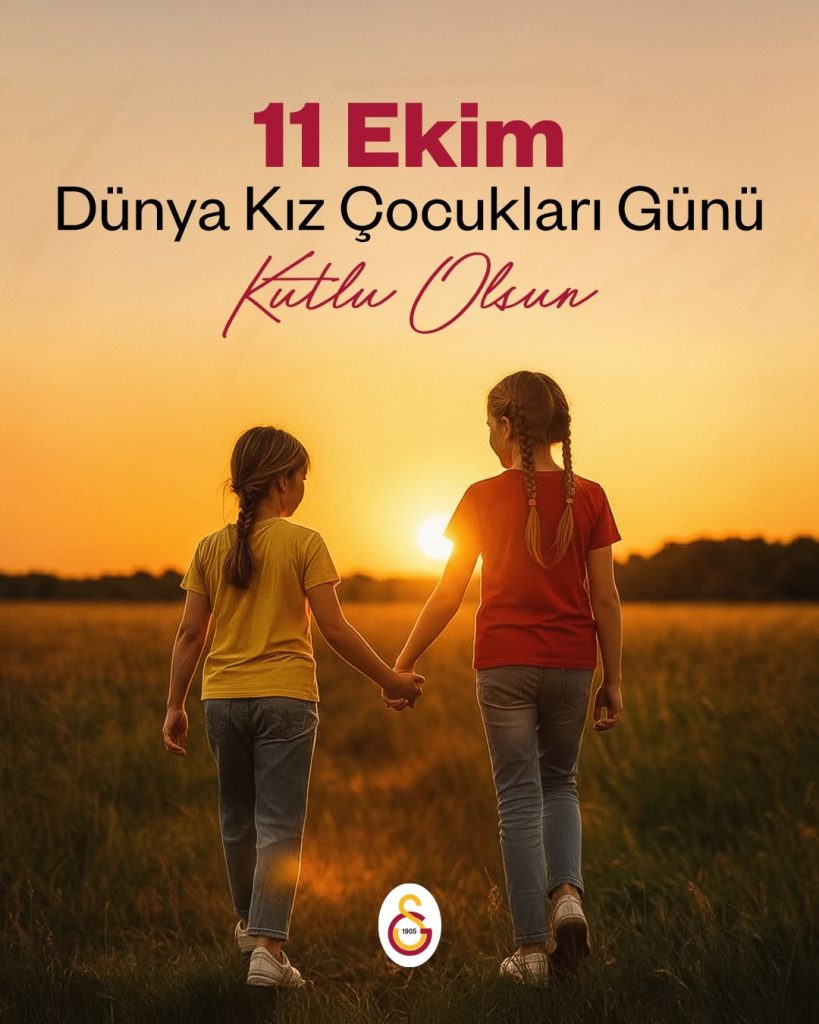 Galatasaray’dan 11 Ekim Dünya Kız Çocukları Günü Mesajı
