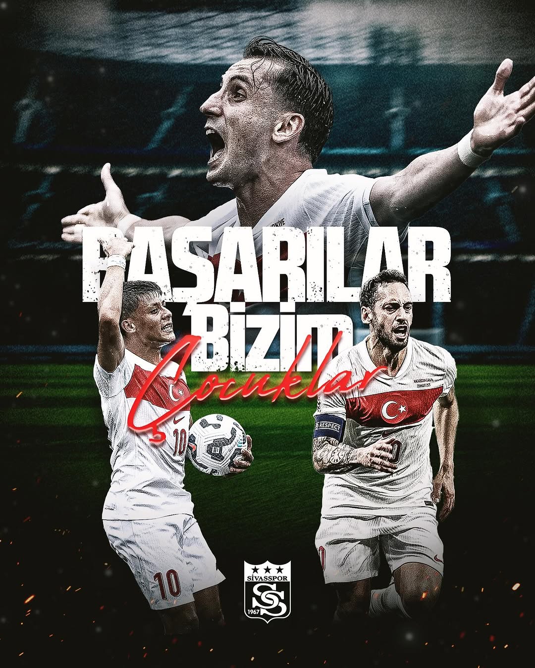 Sivasspor, Gürcistan Maçı Öncesi Milli Takım'a Destek Verdi